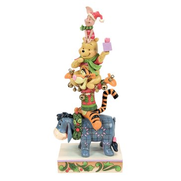 Jim Shore Disney Traditions Pooh and Friends Stacked Figurine