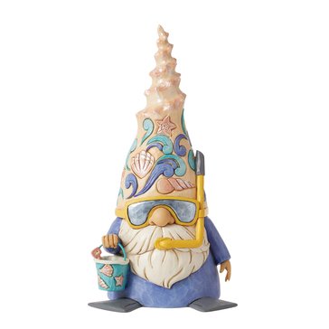 Jim Shore Coastal Snorkel Gnome Figurine