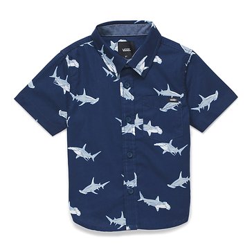 Vans Little Boys Shark Buttons Up Shirt