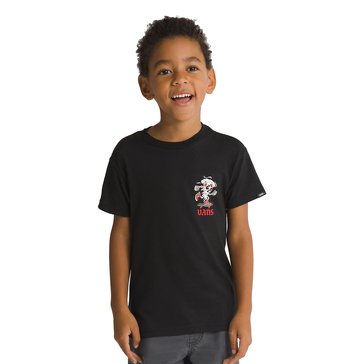 Van Little Boys Pizza Skull Tee