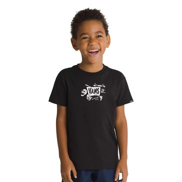 Vans Little Boys Skeleton Tee