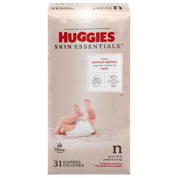 Huggies Skin Essentials Diaper Newborn - Jumbo Pack, 31-Count