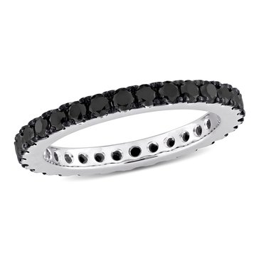 Sofia B. 1 1/4 cttw Black Diamond Eternity Ring