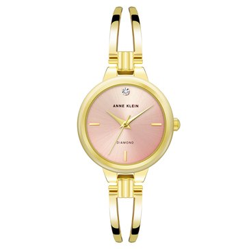Anne Klein Diamond Dial Watch Set