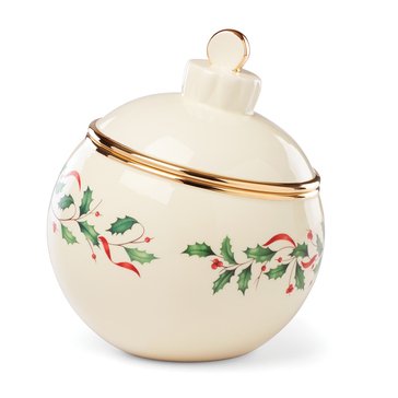 Lenox Holiday Figural Ornament Cookie Jar