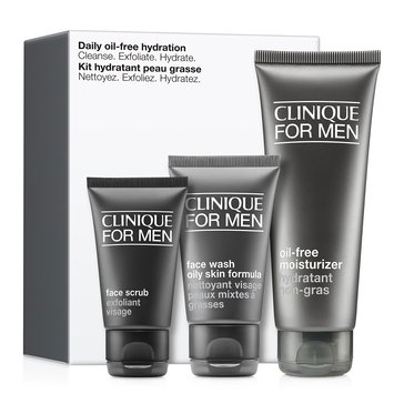 Clinique Daily Oil-Free Hydration Mens Skincare Set