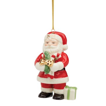 Lenox 2024 Santa with Candy Canes Ornament