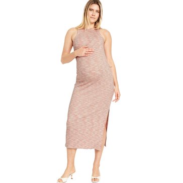 Old Navy Maternity Racerback Fitted Knit Maxi Dress