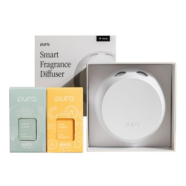 Pura 4 Smart Fragrance Diffuser Yuzu Citron and White Tea Starter Kit