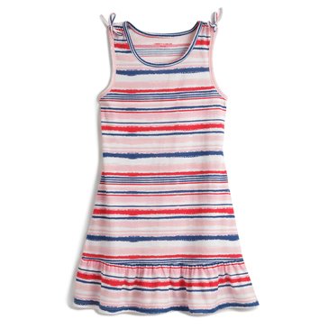 Liberty & Valor Big Girls' Stripe Tank Dress