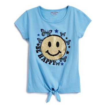 Liberty & Valor Big Girls' Be Happy Tee