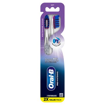Oral-B Pro Flex Stain Eraser Manual Soft Toothbrush
