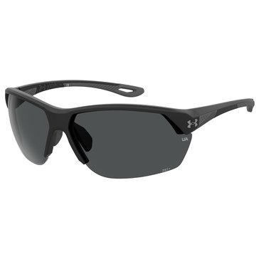 Under Armour Men's Compete Semi-Rimless Rectangle Sunglasses