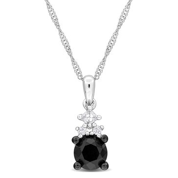 Sofia B. 5/8 cttw Black And White Diamond Pendant