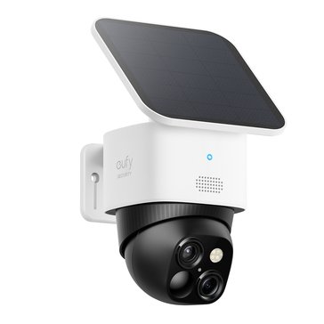 eufy SoloCam S340 Wireless Outdoor Security Camera with Dual Lens and Solar Panel