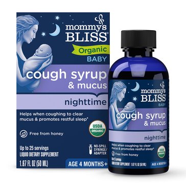 Mommy's Bliss Organic Baby Cough Syrup Night Time
