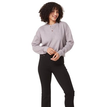 Yarn & Sea Women's Long Sleeve Waffle Henley