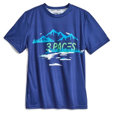 3 Paces Big Boys' Short Sleeve Graphic Tee