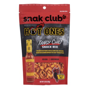 Snak Club Hot Ones Tangy Chili Snack Mix, 4.5oz