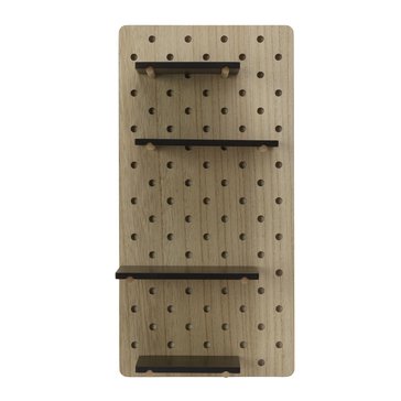 Lifetime Brands Melannco 20x10 Inch Shelf Pegboard