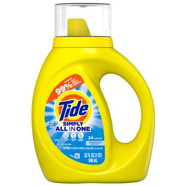 Tide Simply Liquid Laundry Detergent, Refreshing Breeze