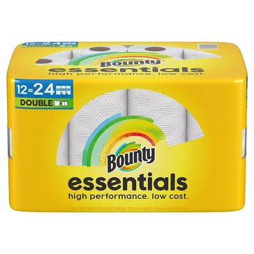 Bounty Essentials Select A Size Double Roll Paper Towels