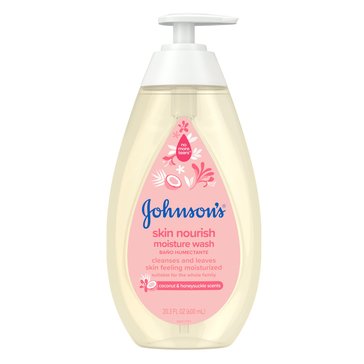 Johnsons Skin Nourish Honeysuckle and Coconut Moisture Wash_D