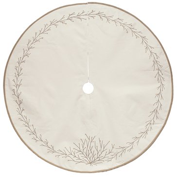 HKS Natural Canvas Tree Skirt