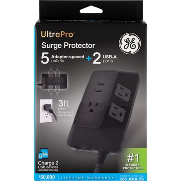 GE 5 Outlet Surge Protector