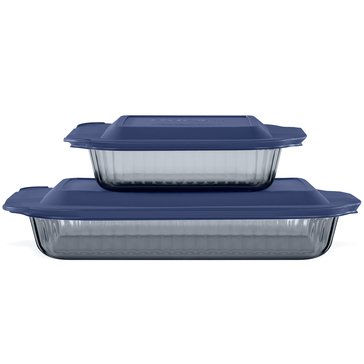Pyrex 4-Piece Tinted Bake Dish Value Pack