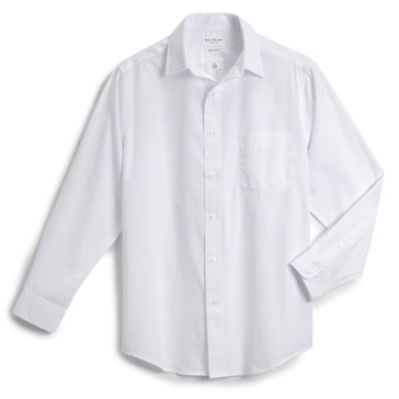 Bill Blass Men's Long Sleeve Essential Fitted Dress Shirt BAS