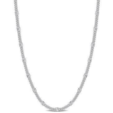 Sofia B. Men's 1.6MM Double Curb Link Chain Necklace