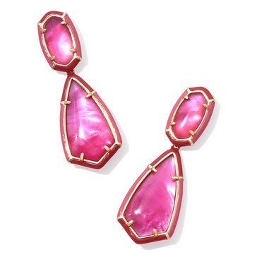 Kendra Scott Camry Enamel Frame Statement Earrings