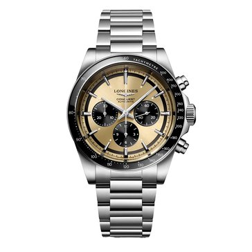 Longines Men's Conquest Automatic Bracelet Chronograph Watch