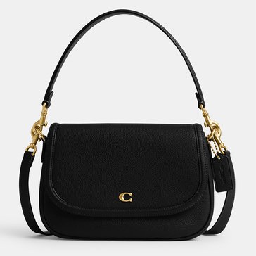 COACH Refined Pebble Leather Legacy Shoulder Bag