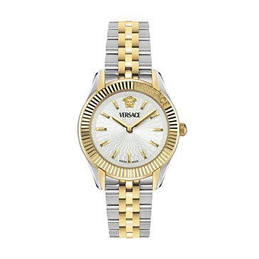 Versace Women's Greca Time Guilloche Dial Bracelet Watch