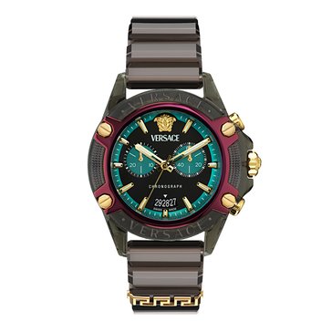 Versace Men's Icon Active Matte Dial Silicone Strap Watch