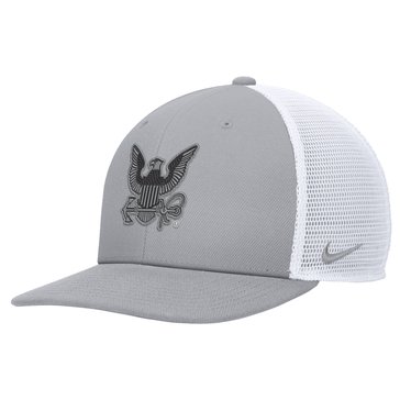 Nike Navy Eagle Pro Flat Bill Trucker Cap