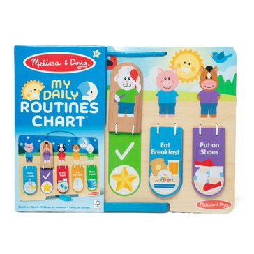 Melissa & Doug Daily Routines Chart In Display