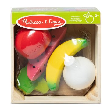 Melissa & Doug Wooden Food Groups Produce Play Set