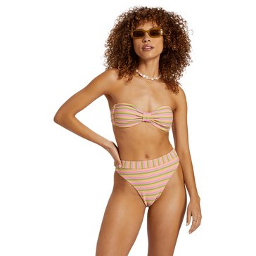 Billabong Women's Hightide Tanlines Betty Bandeu Swim Top