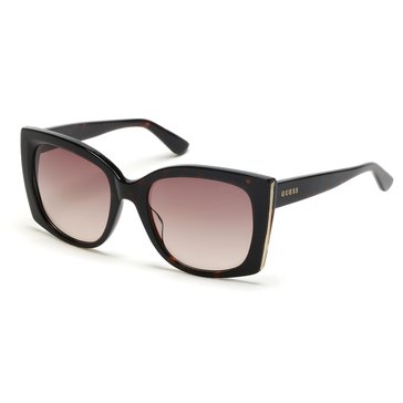 Guess Factory Women's Oversized Butterfly Injected Sunglasses