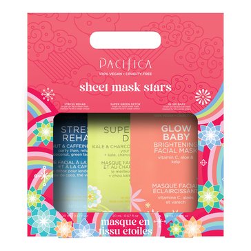 Pacifica Sheet Mask Stars Gift Set