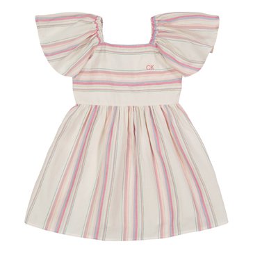 Calvin Klein Toddler Girls' Stripe Lurex Dress