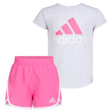 Adidas Little Girls' Essential Short Sets