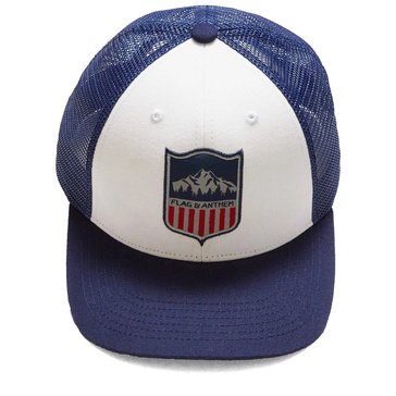 Flag & Anthem Men's Mountain Shield Trucker Hat