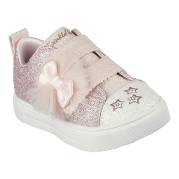 Skechers Toddler Girls' Twinkle Toes Bow Sneaker