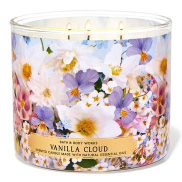 Bath & Body Works Vanilla Cloud 3-Wick Candle