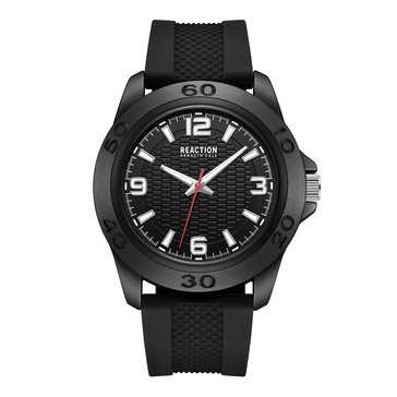 Reaction By Kenneth Cole Men's Classic Silicone Strap Watch
