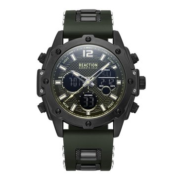 Kenneth Cole Reaction Men's Analog-Digital Silicone Strap Chronograph Watch